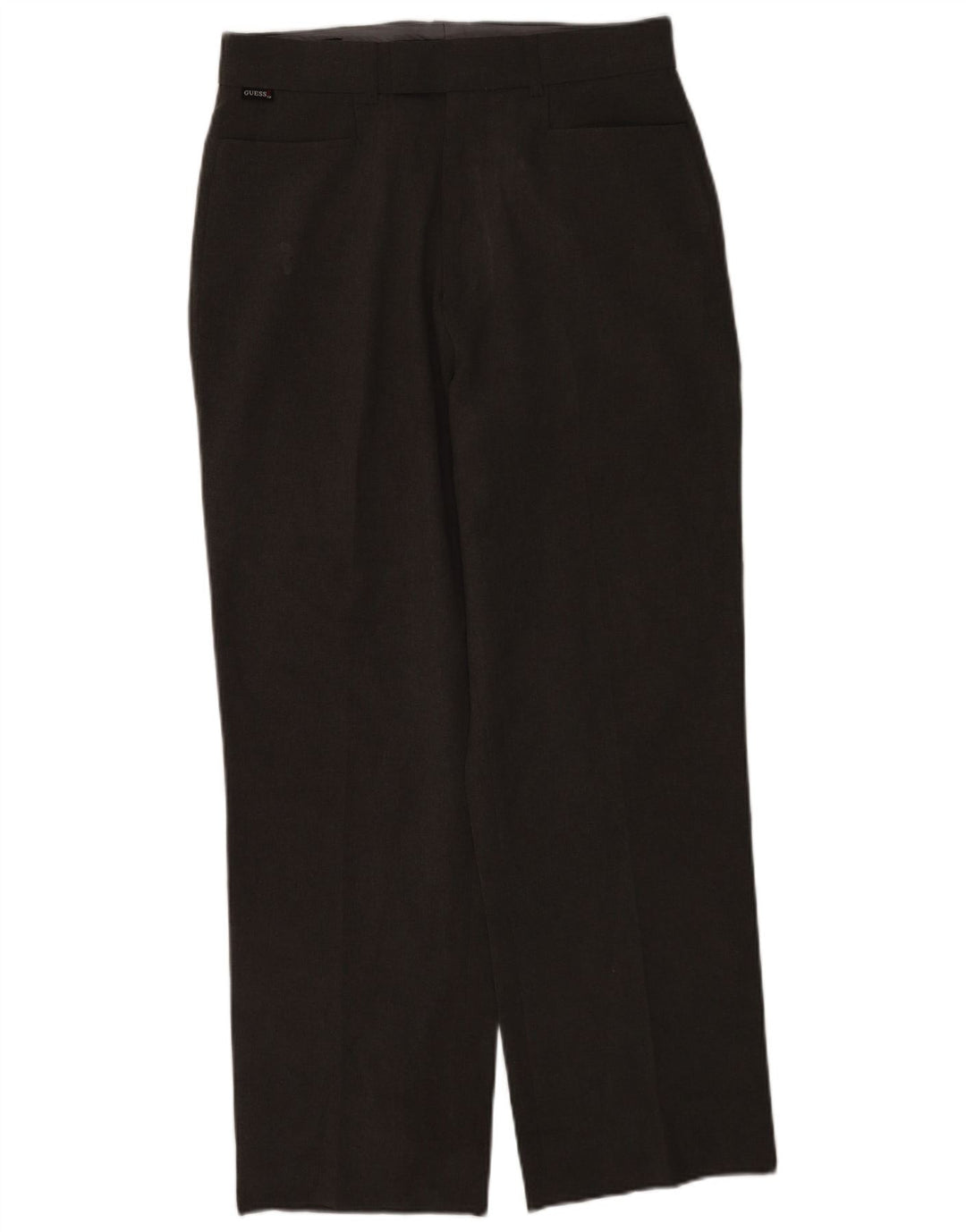 Guess Calça masculina reta W32 L30 poliéster cinza