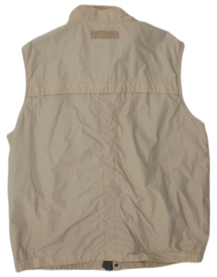 Jaqueta utilitária masculina Marks & Spencer UK 40 grande algodão bege