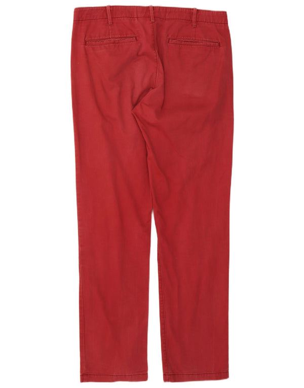 Calça Chino Slim Masculina Gap W36 L34 Algodão Vermelho