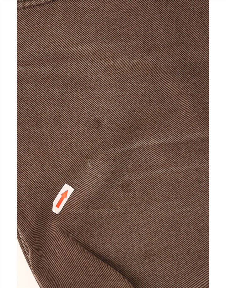 Calça jeans reta masculina Marks & Spencer Blue Harbor W38 L31 algodão marrom