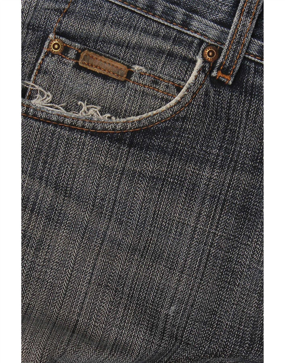 Wrangler masculino regular fit jeans reto W34 L32 algodão azul