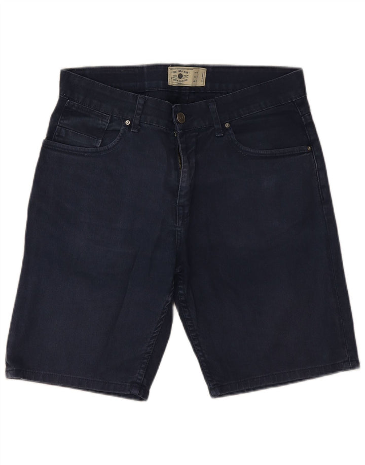 Zara Mens Denim Shorts EU 40 Médio W31 Azul Marinho