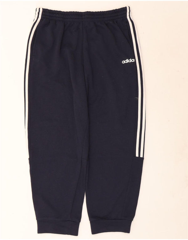 Adidas Mens Climalite Calças de Treino Joggers XL Azul Marinho Poliéster