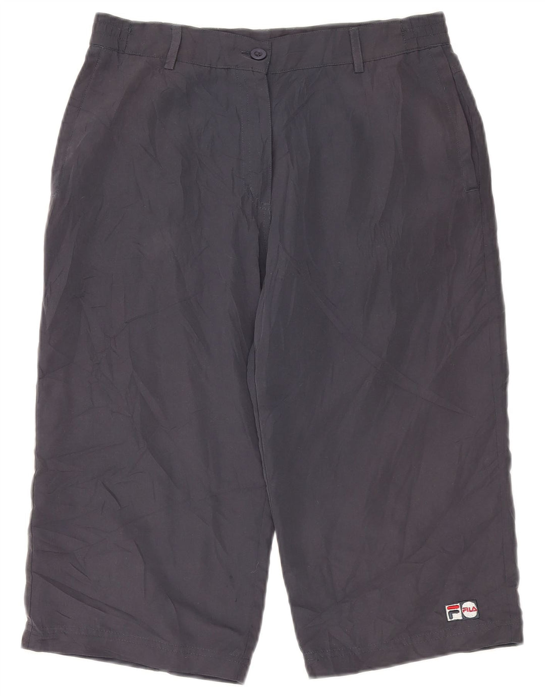 FILA Bermuda masculina média W32 L18 cinza poliéster
