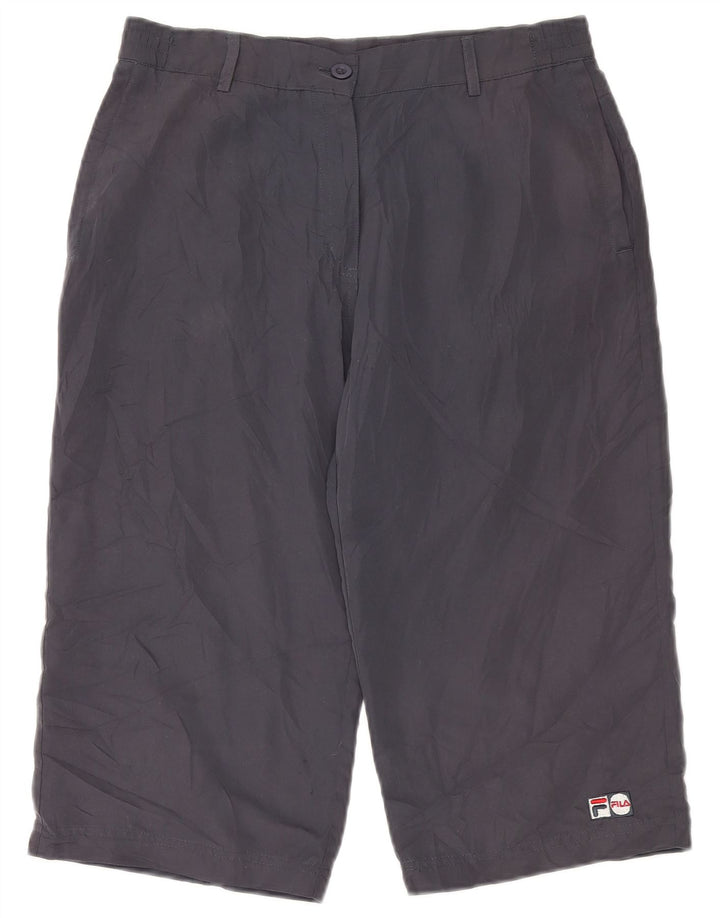 FILA Bermuda masculina média W32 L18 cinza poliéster