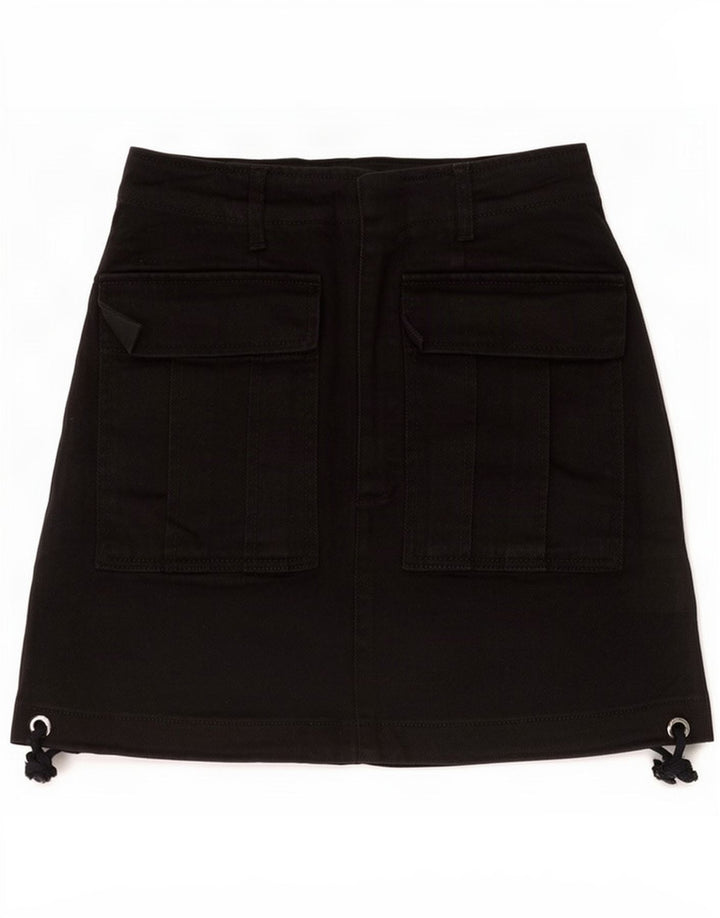 Saia jeans feminina Zara XS W24 preta