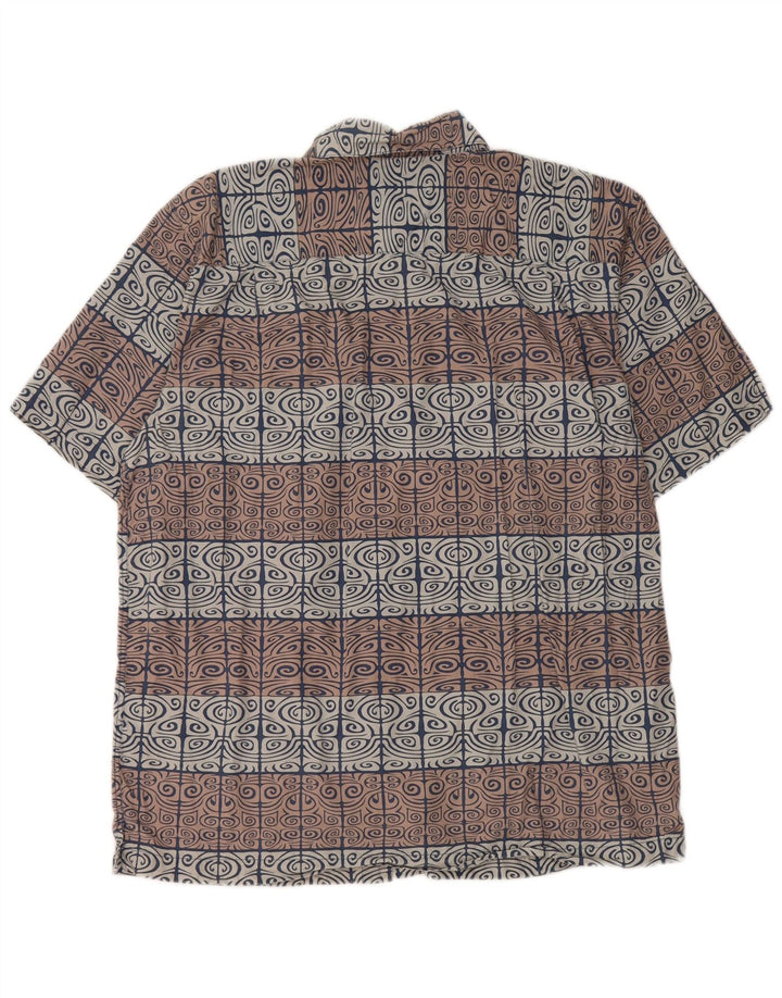 Camisa masculina de manga curta Quiksilver grande paisley multicolorida