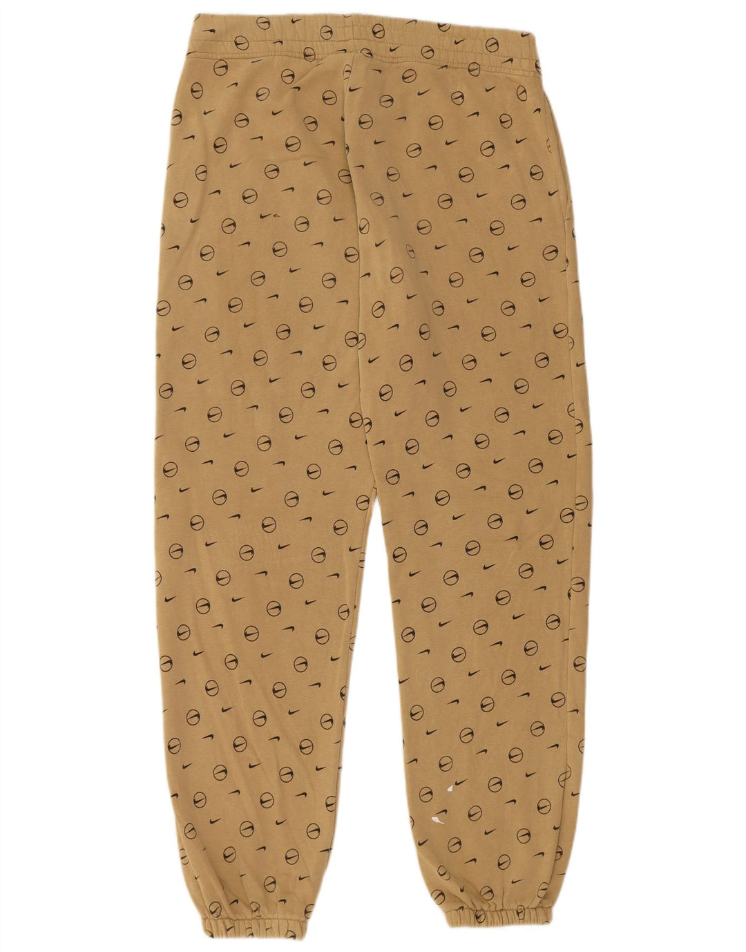 Nike masculino gráfico agasalho calças joggers pequeno bege geométrico