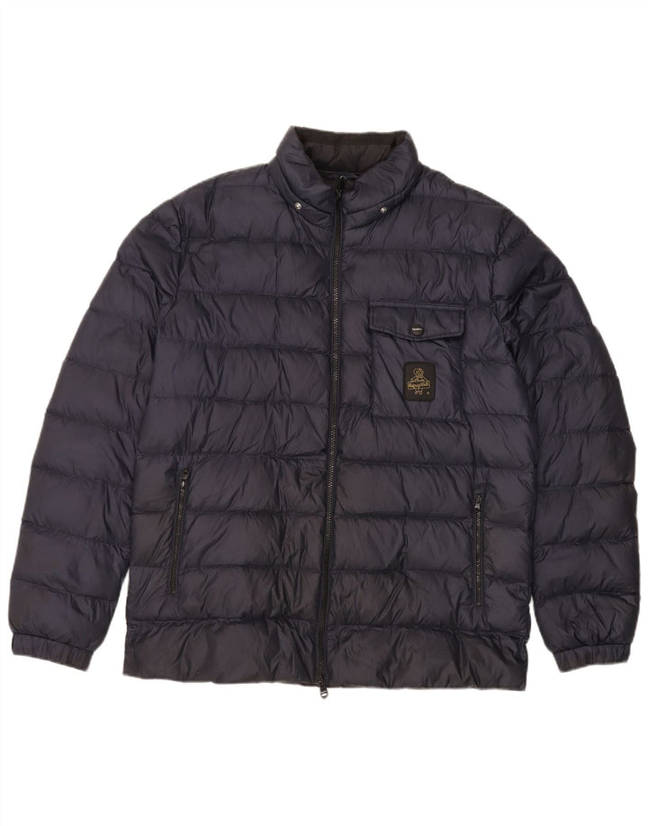 Jaqueta acolchoada masculina Refrigiwear IT 54 XL azul marinho poliamida