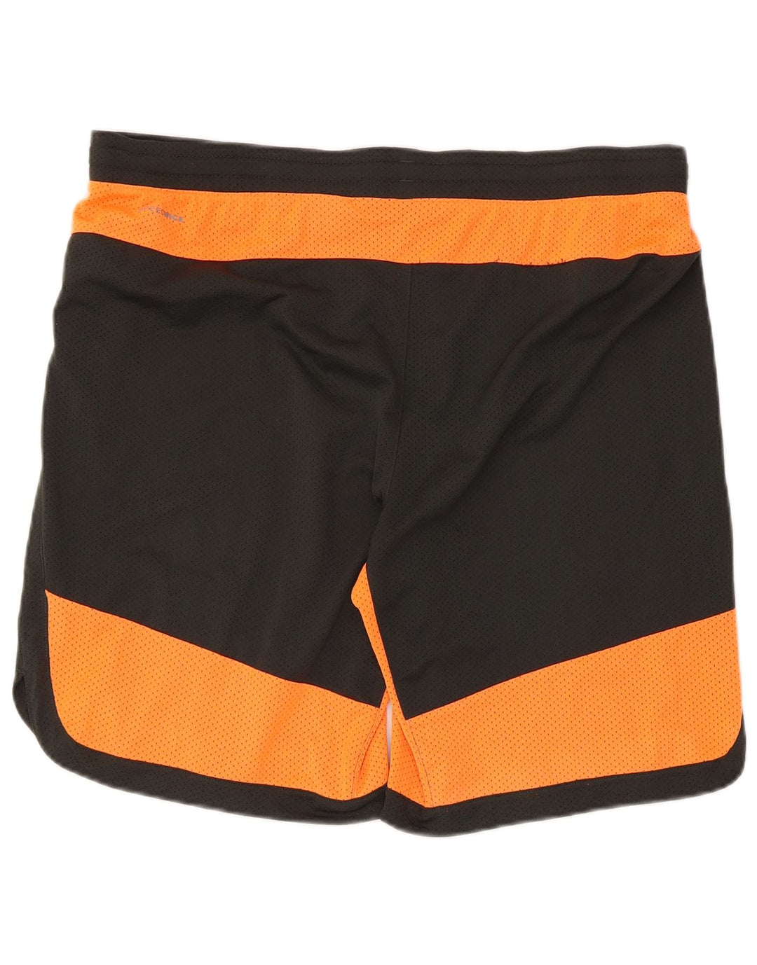 Shorts esportivos gráficos masculinos Reebok médio laranja colorblock poliéster