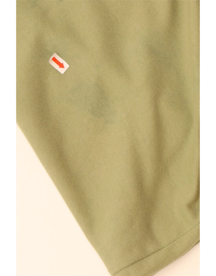 Camiseta Adidas Masculina Loose Fit Top Pequeno Algodão Verde