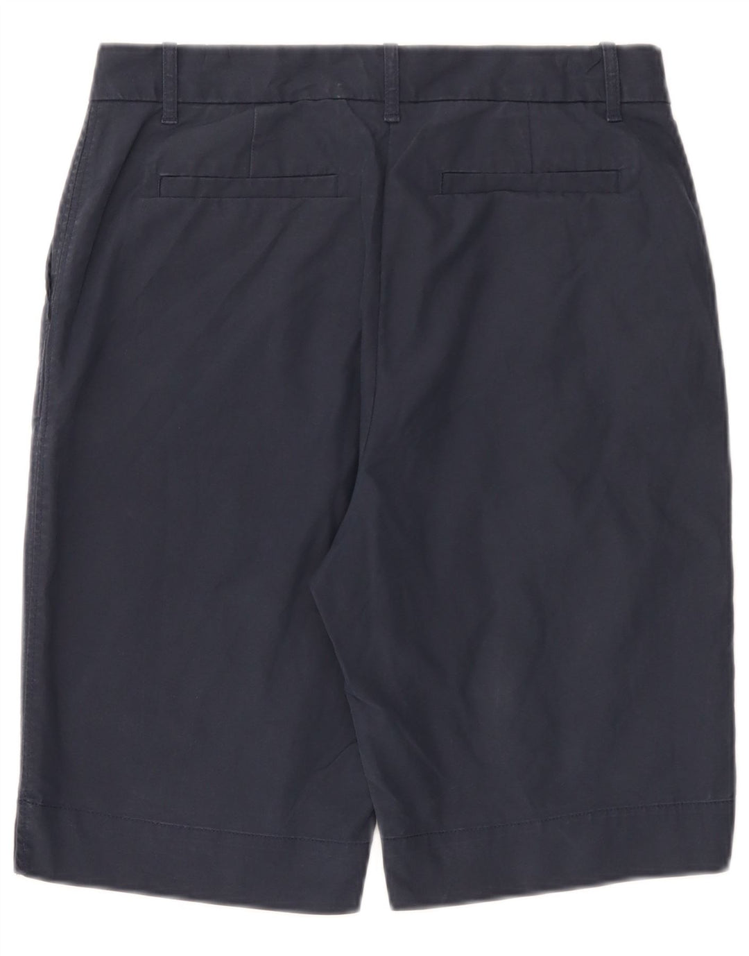 Shorts chino feminino Marks & Spencer Reino Unido 12 médio W32 algodão azul marinho