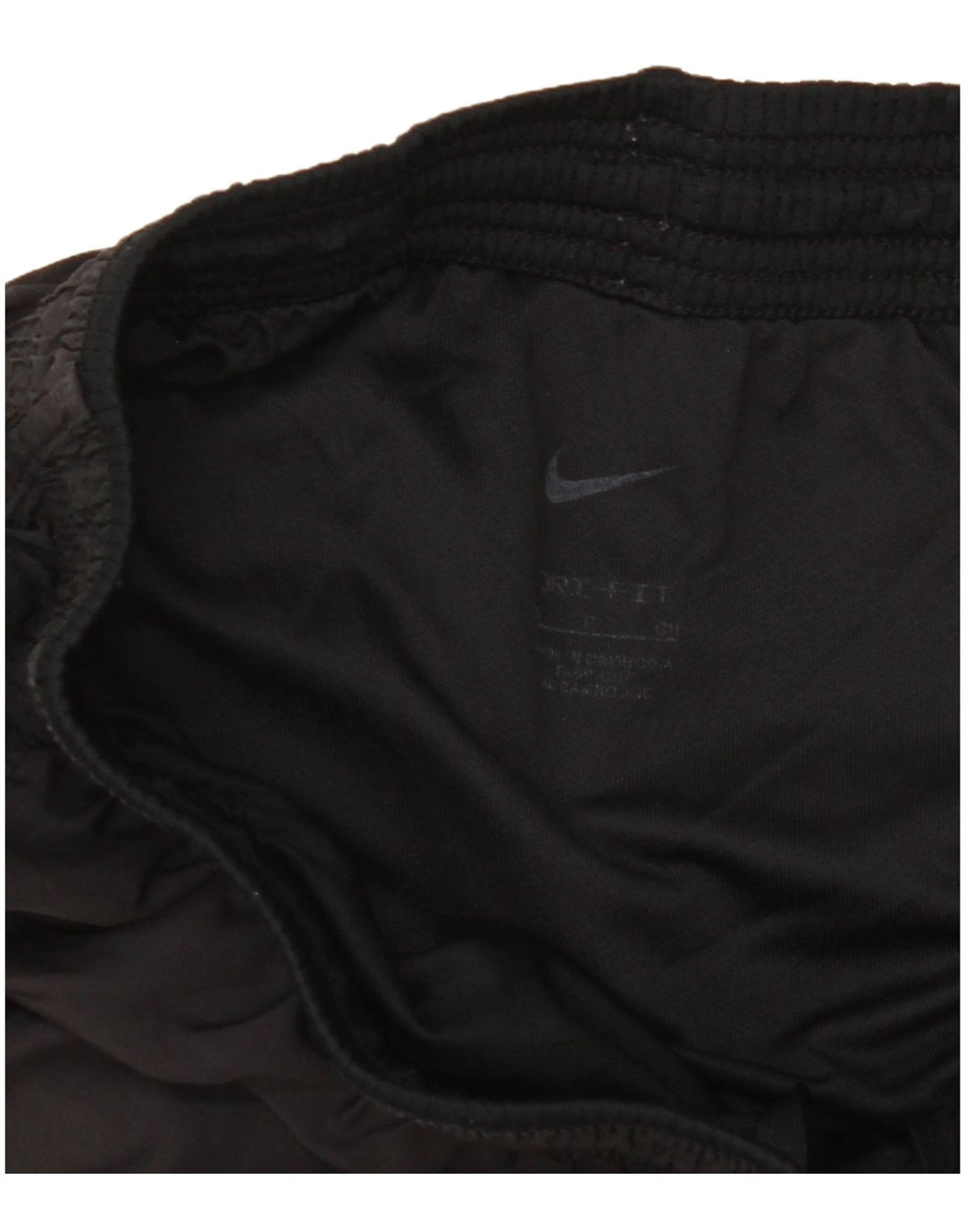 Nike Womens Dri Fit Sport Shorts UK 10 Pequeno Poliéster Preto