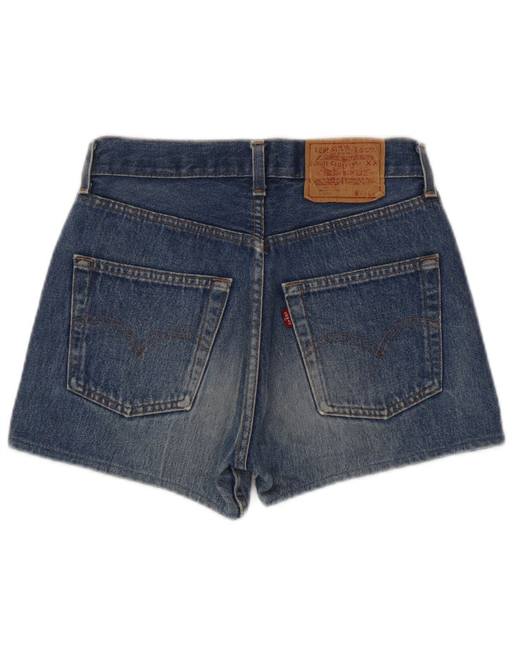 Shorts jeans feminino 501 da Levi's W29 algodão azul médio
