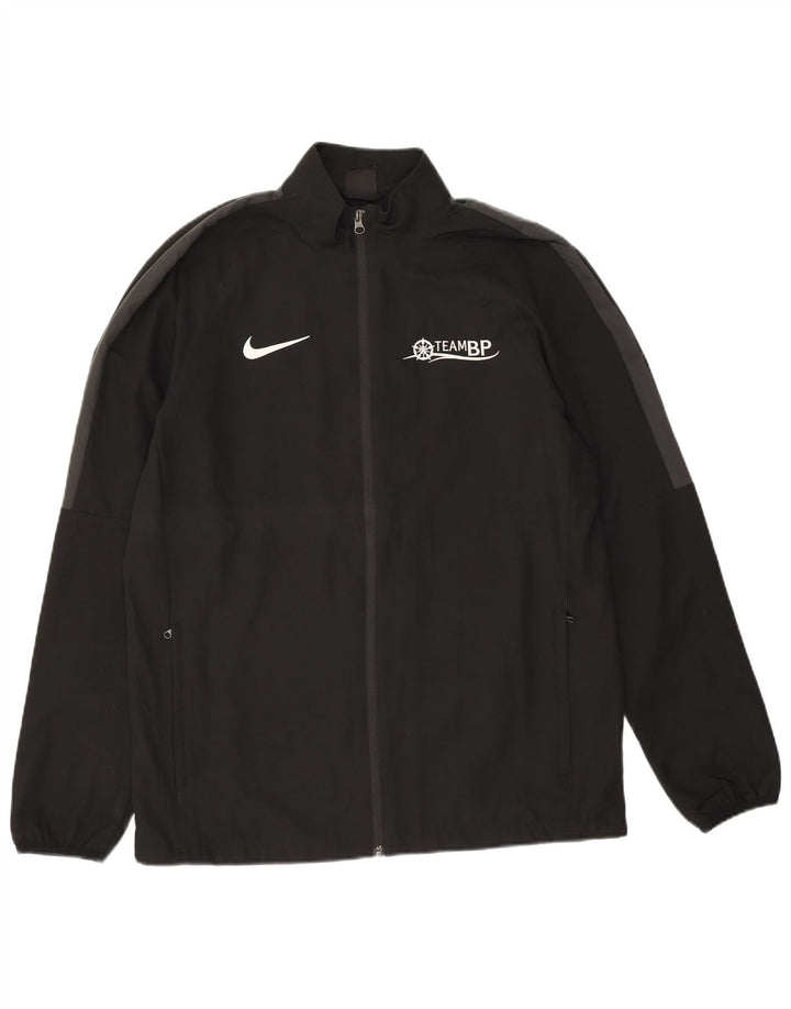 Jaqueta Nike Masculina Dri Fit Graphic Treino Top Grande Bloco Colorido Preto