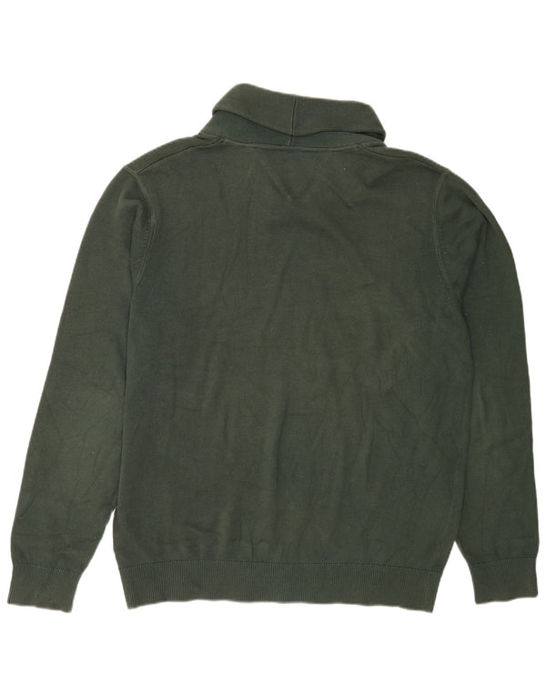 Suéter masculino Tommy Hilfiger com gola xale 2XL algodão verde