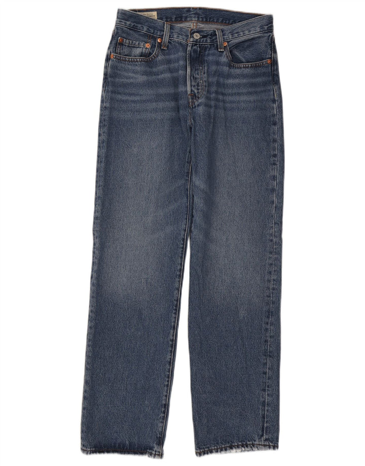 Jeans retos femininos Levi's W27 L30 azul algodão anos 90