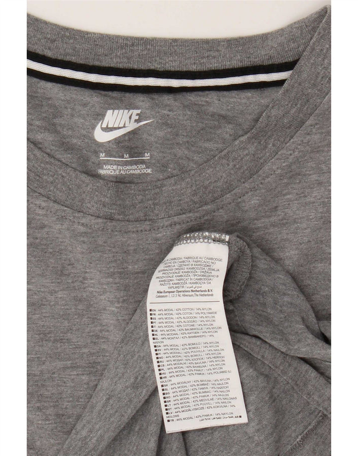 Camiseta feminina Nike UK 14 cinza médio manchado modal