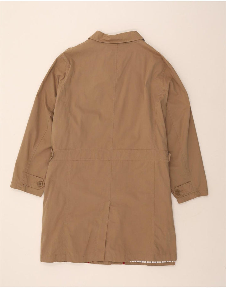 EDDIE BAUER Womens Overcoat UK 24 4XL Brown Cotton Vintage Eddie Bauer and Second-Hand Eddie Bauer from Messina Hembry 