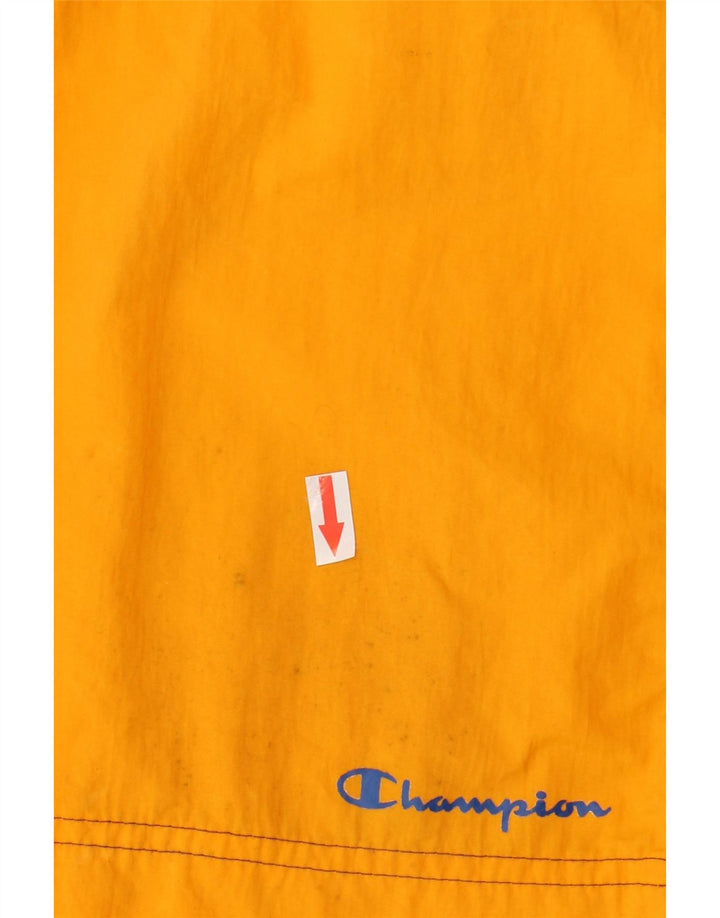 Shorts de natação masculino Champion Graphic grande amarelo colorblock poliamida