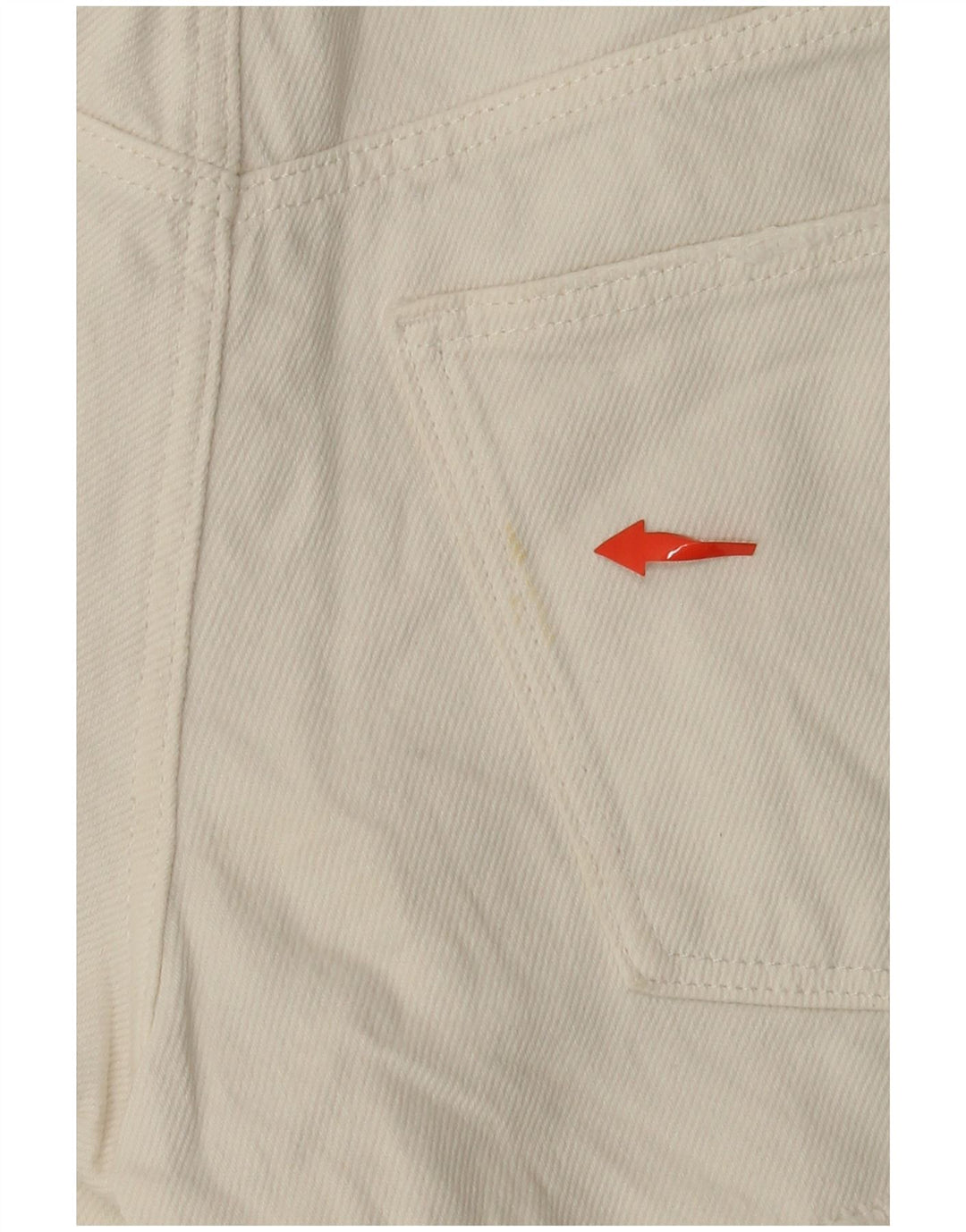 Shorts jeans desgastados para meninas ZARA 13-14 anos W26 branco