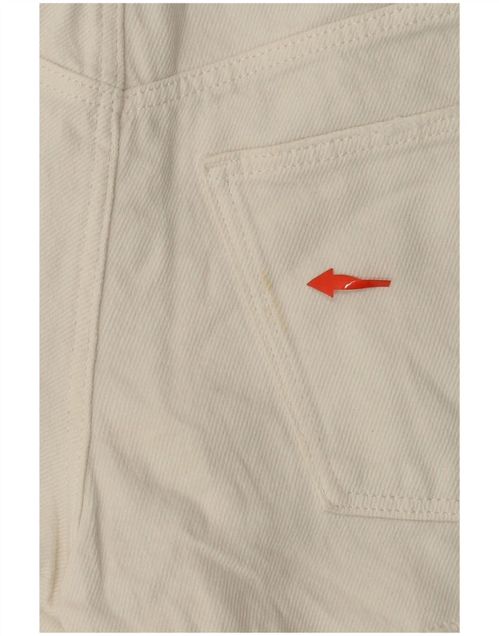 Shorts jeans desgastados para meninas ZARA 13-14 anos W26 branco