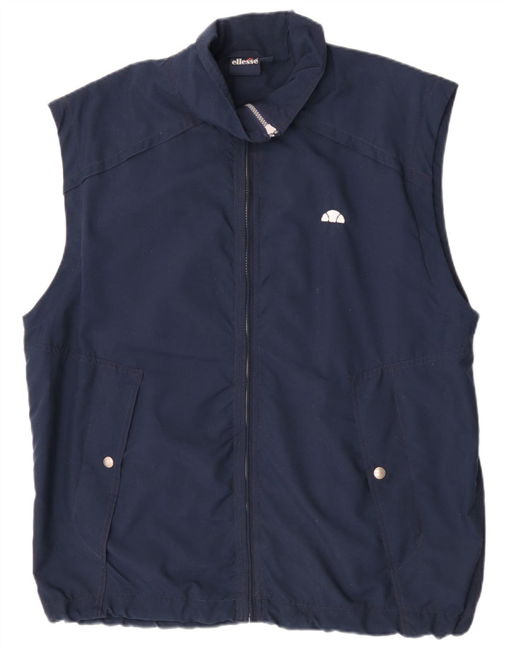 Jaqueta masculina sem mangas Ellesse IT 52 grande azul marinho