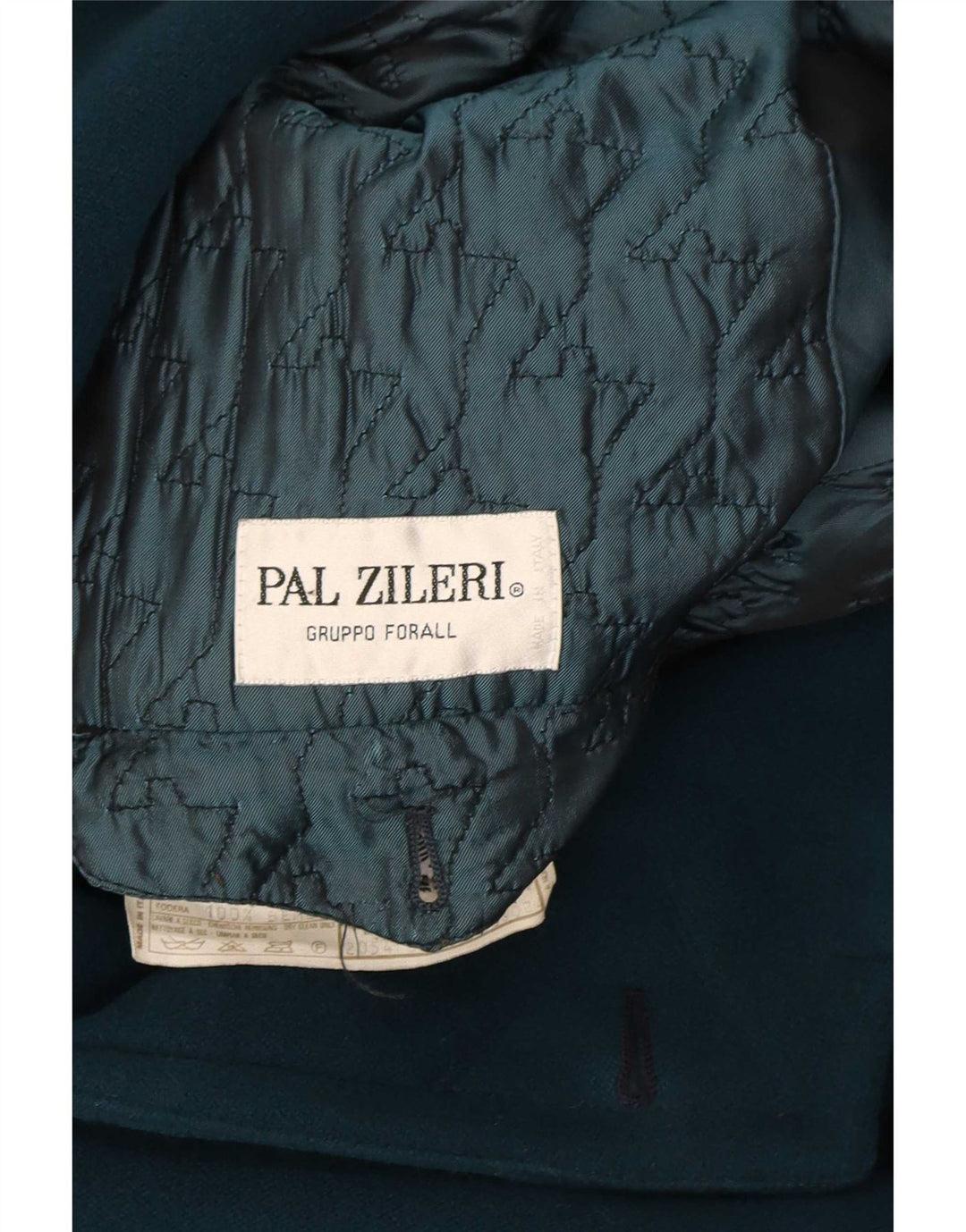 Casaco masculino com capuz Pal Zileri IT 52 XL lã azul