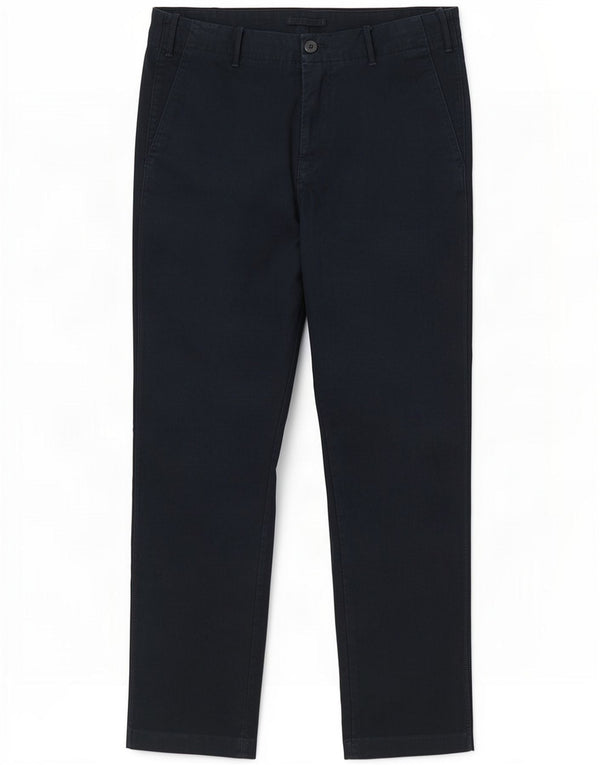Massimo Dutti Mens Tapered Chino Calças EU 40 Médio W31 L30 Azul marinho