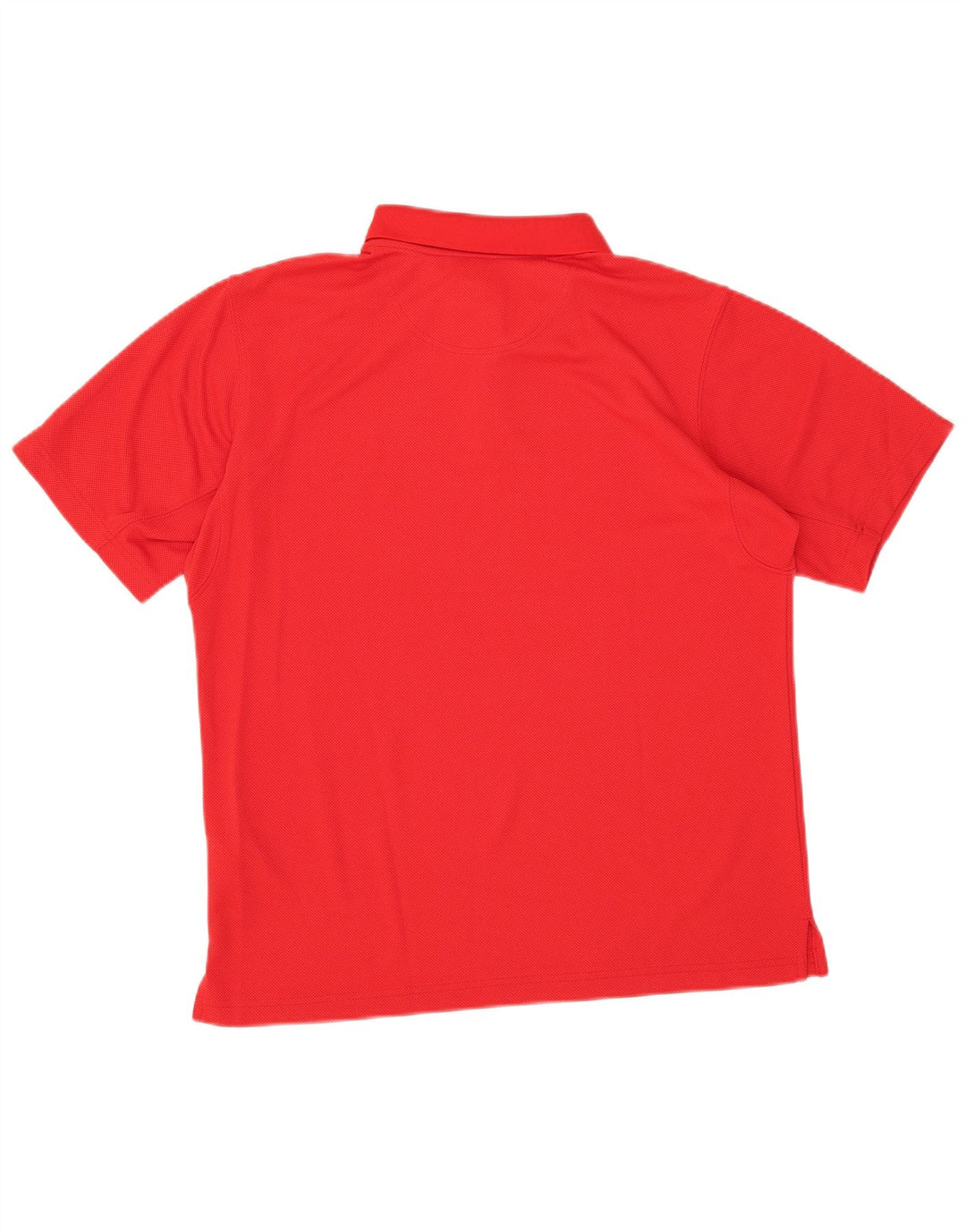 Camisa polo masculina Columbia Omni-Shade grande poliéster vermelho