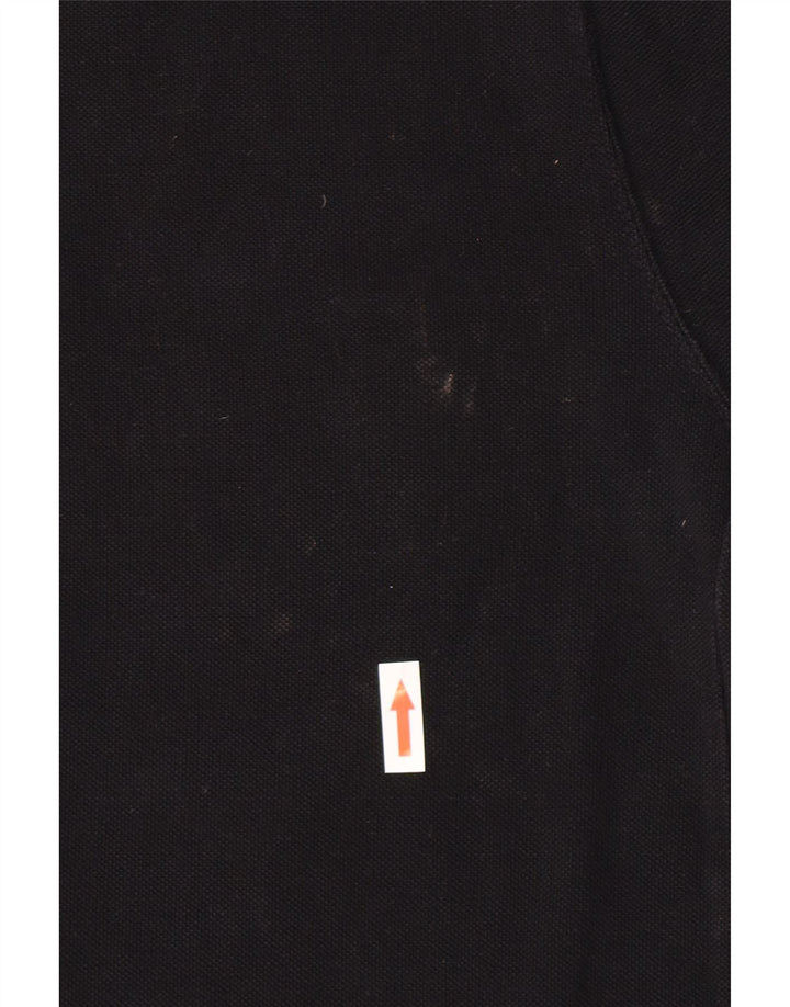 Camisa polo masculina Reebok grande algodão preto