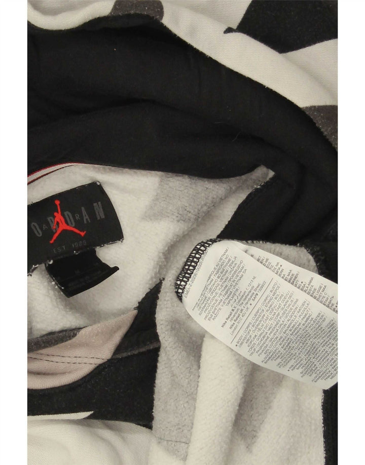 Jordan Mens Hoodie Jumper Médio Algodão Geométrico Multicolorido