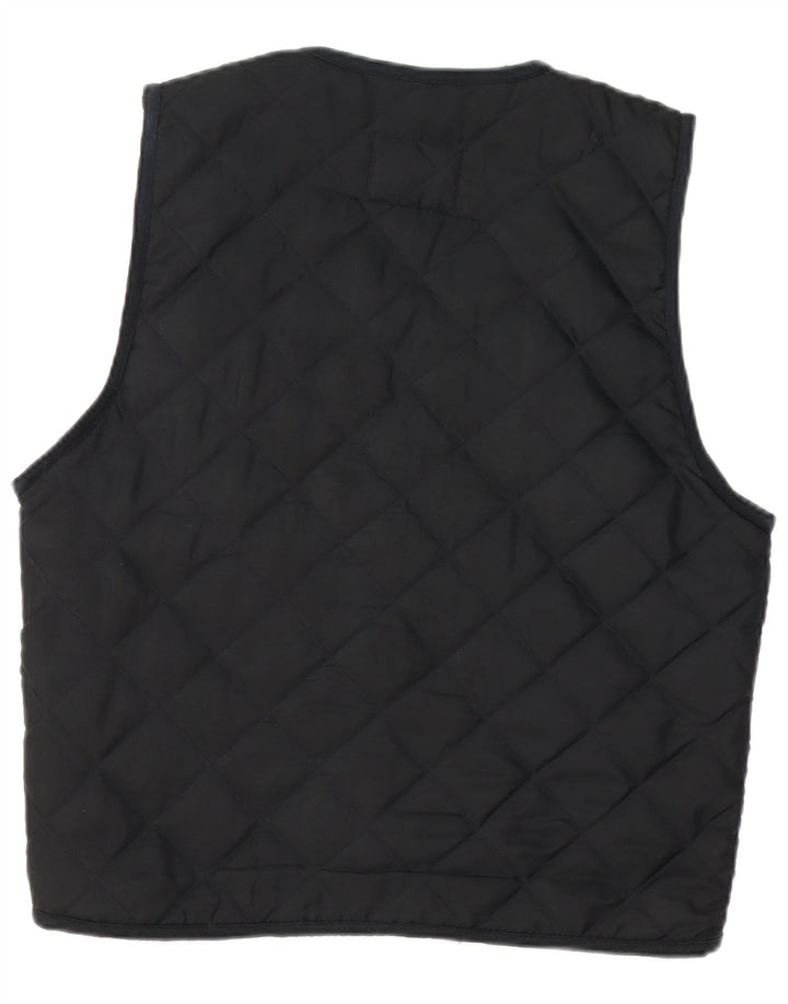 Colete acolchoado feminino Mauritius UK 16 grande poliéster preto