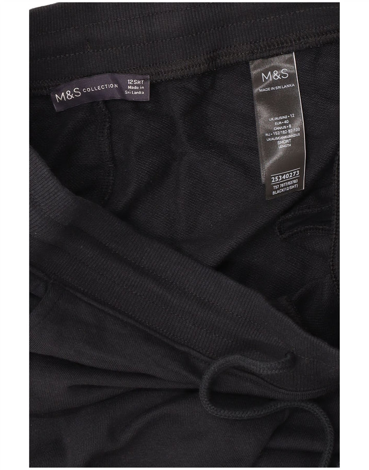 Calça de treino feminina Marks & Spencer Joggers UK 12 médio azul marinho
