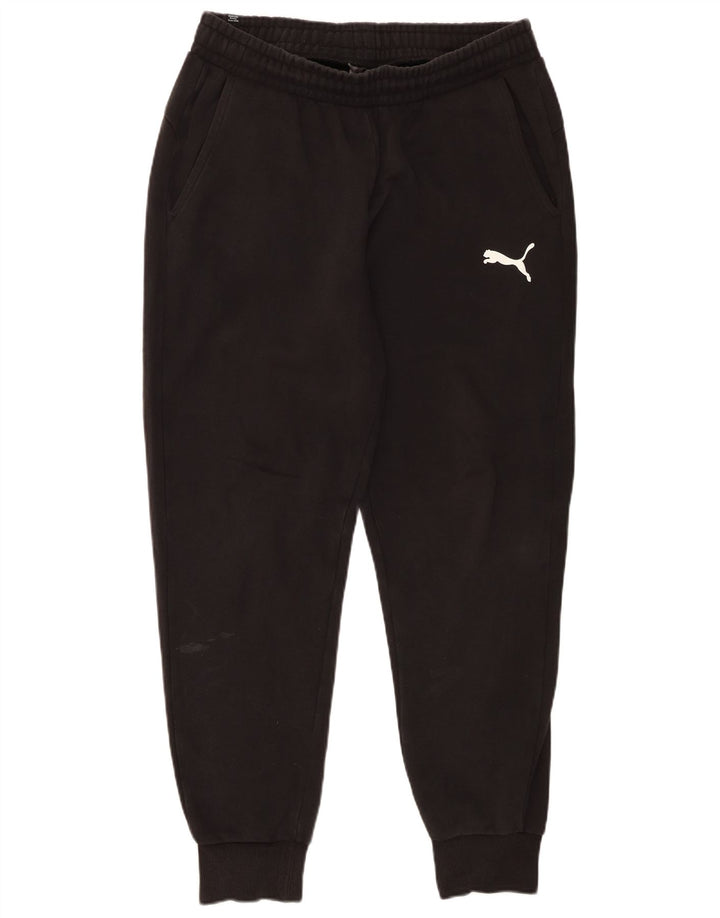 Calça de treino masculina Puma Joggers grande algodão preto