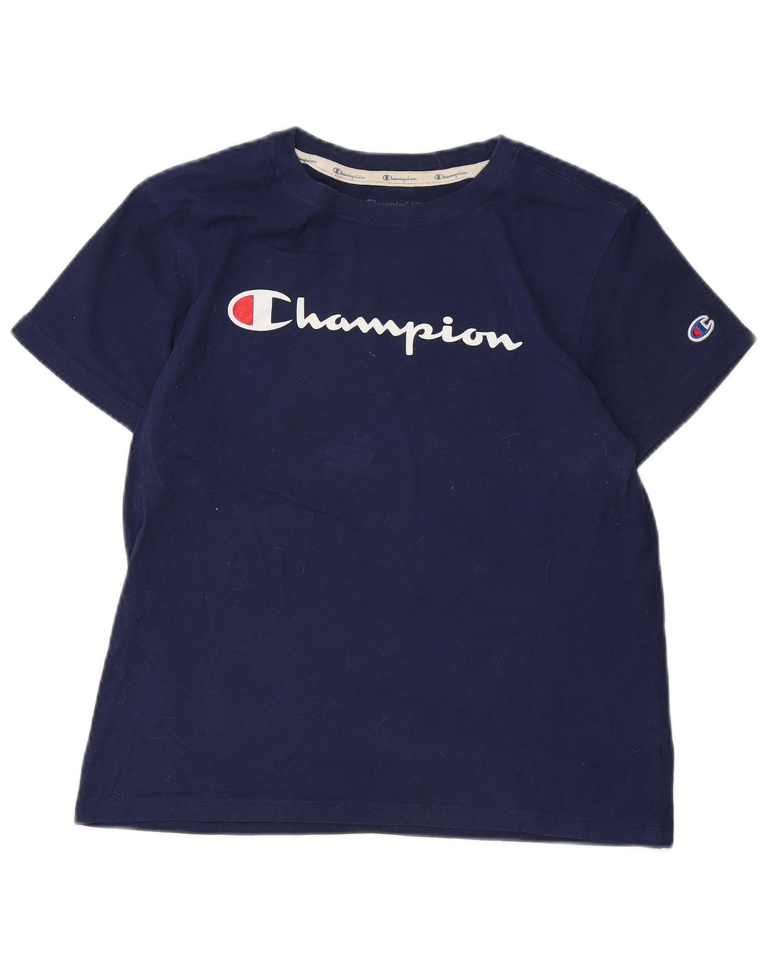 Camiseta feminina com estampa CHAMPION UK 12 médio azul marinho