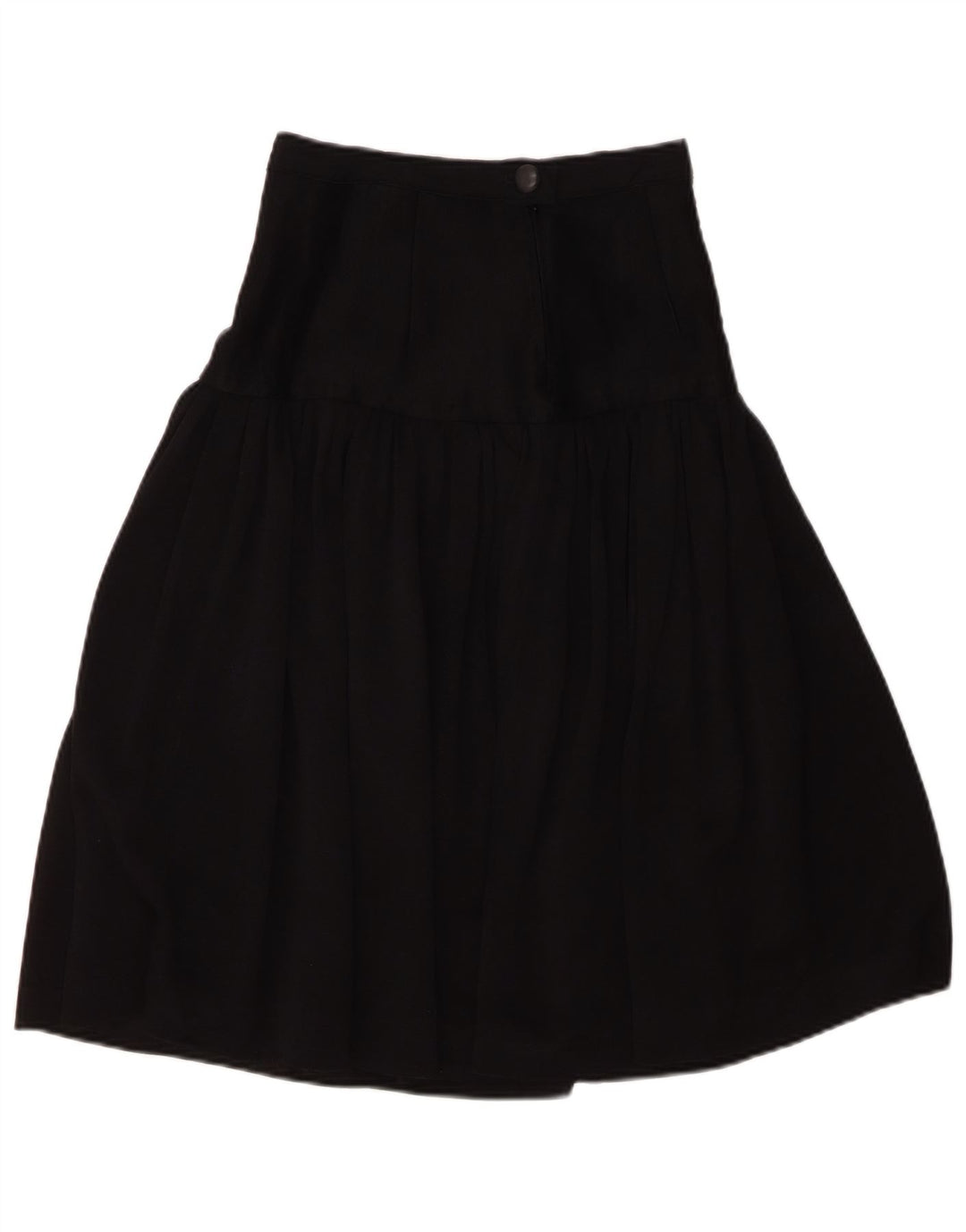 Saia evasê feminina vintage pequena W26 preta