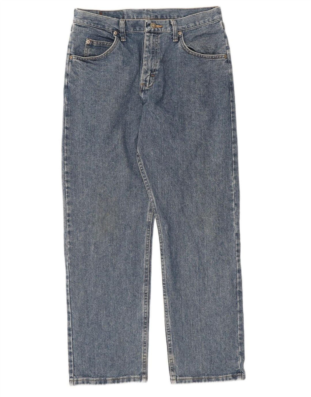 Jeans retos masculinos WRANGLER W32 L30 algodão azul