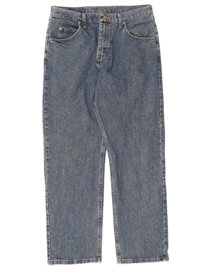 Jeans retos masculinos WRANGLER W32 L30 algodão azul