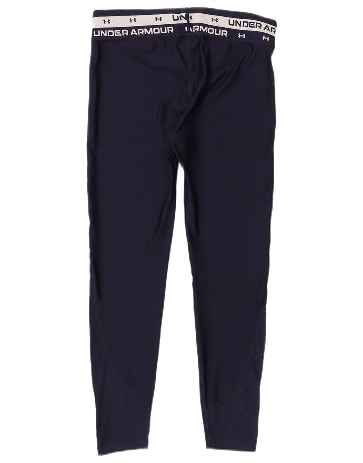Under Armour Girls Graphic Leggings 11-12 Anos Grande Poliéster Azul Marinho