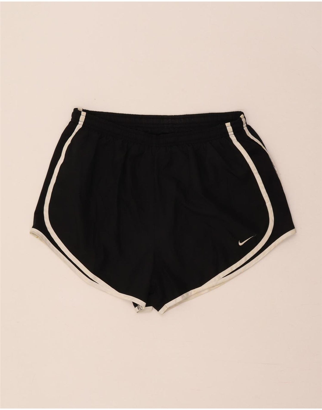 Nike Womens Dri Fit Sport Shorts UK 14 Médio Preto Poliéster