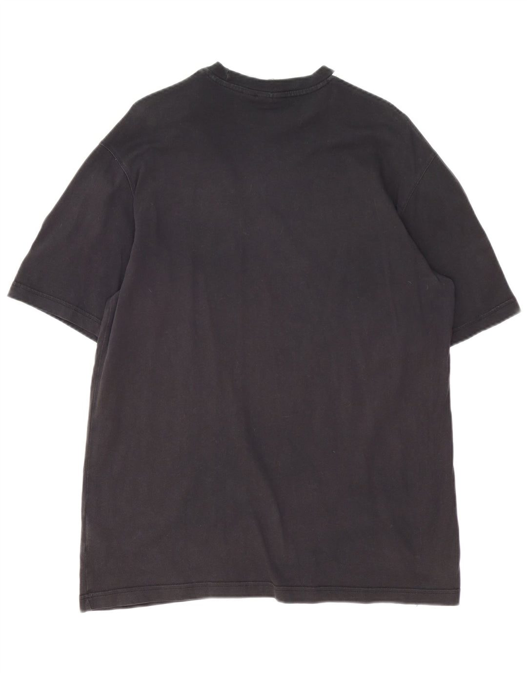 Adidas Mens Graphic T-Shirt Top Médio Algodão Preto