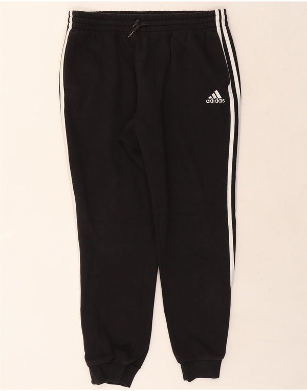 Adidas Mens Treino Calças Joggers XL Algodão Preto