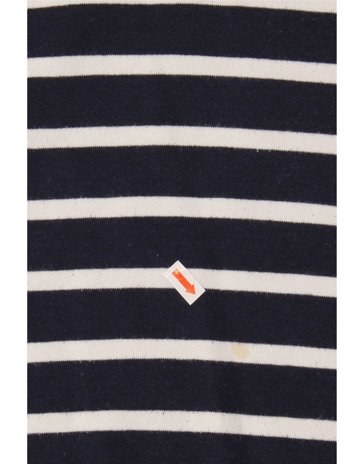 Suéter feminino grande JOULES Reino Unido 10 listrado azul marinho pequeno