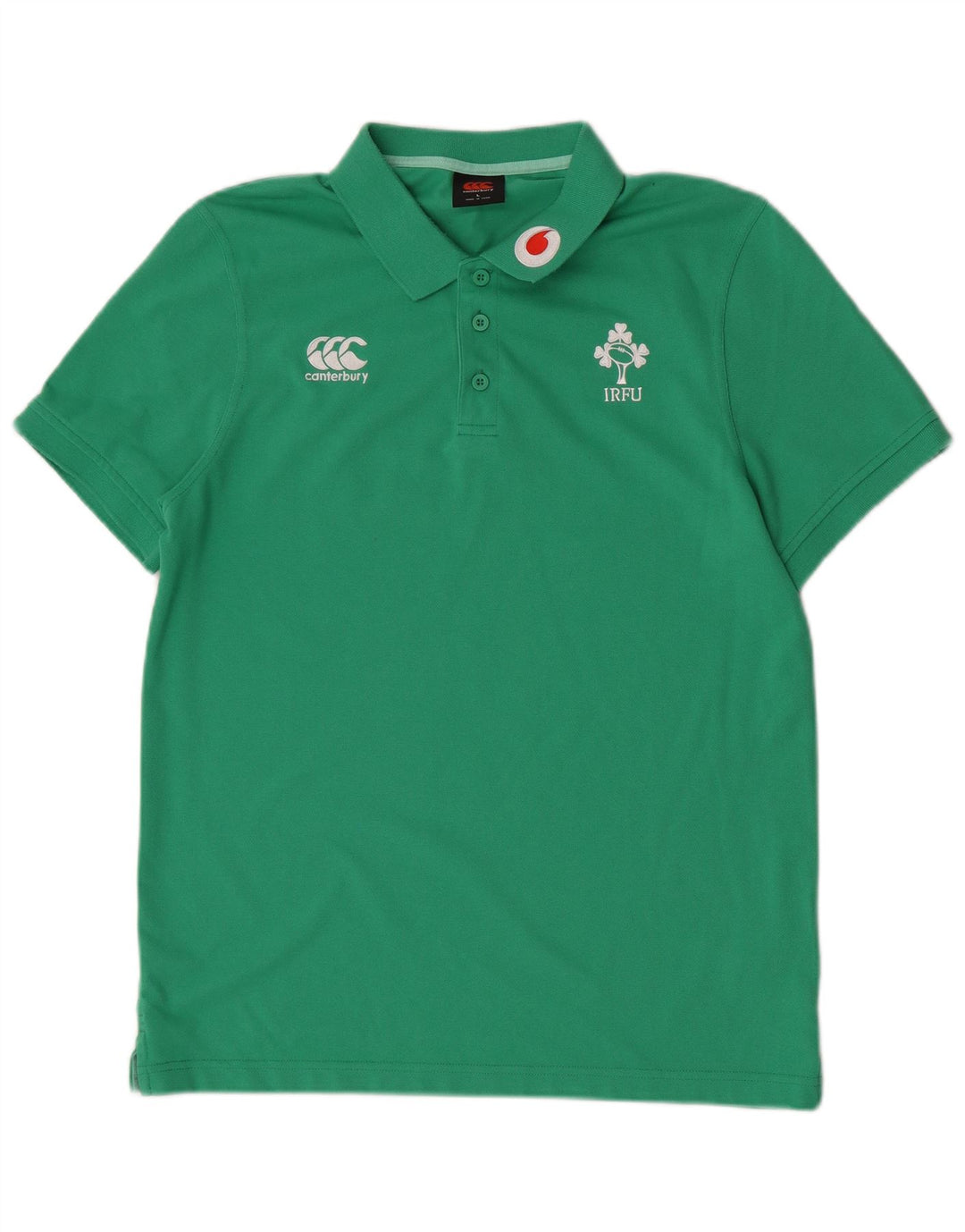 Camisa polo masculina IRFU Canterbury poliéster verde grande