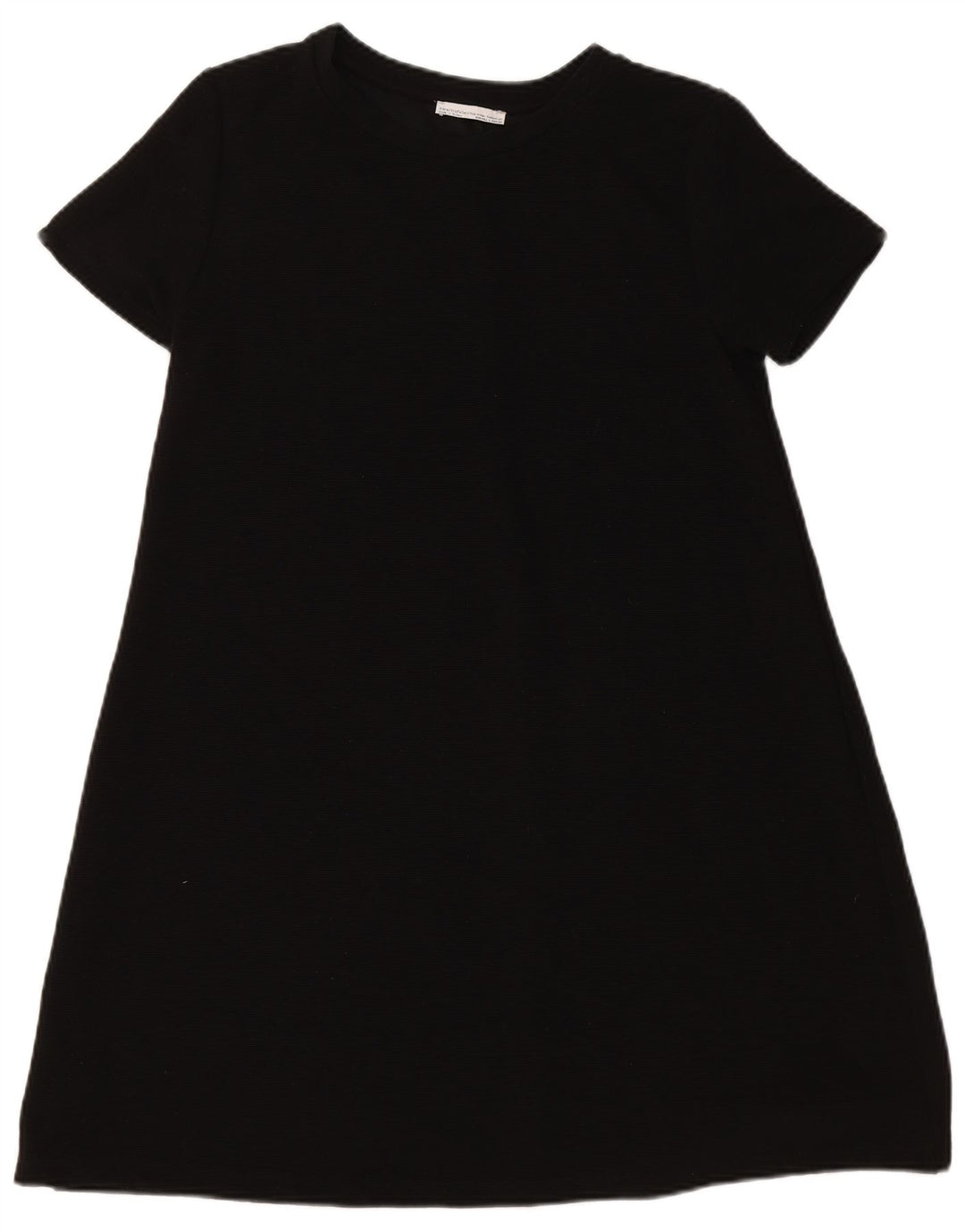 Vestido feminino Zara UK 14 grande poliéster preto