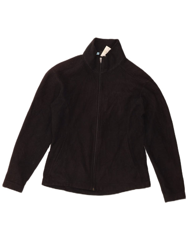 Jaqueta de lã feminina Patagonia UK 10 poliéster preto pequeno