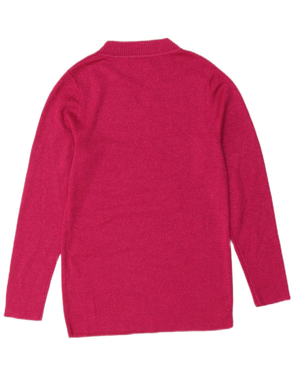 Suéter Lipsy para meninas com gola tartaruga 13-14 anos poliéster rosa