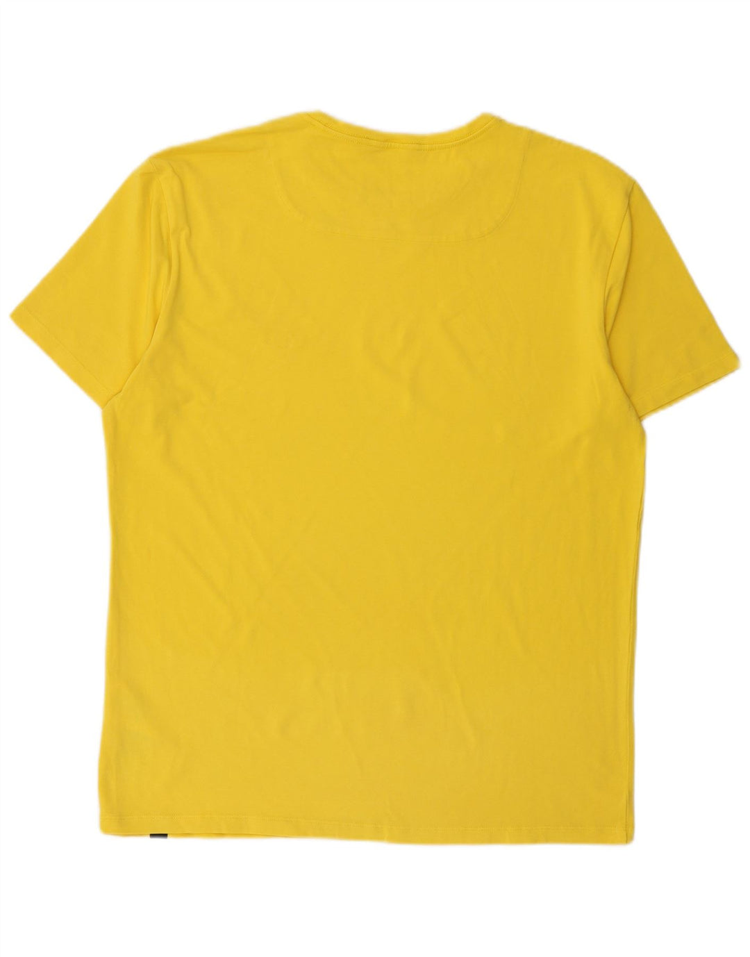 Camiseta masculina Gas Top XL algodão amarelo