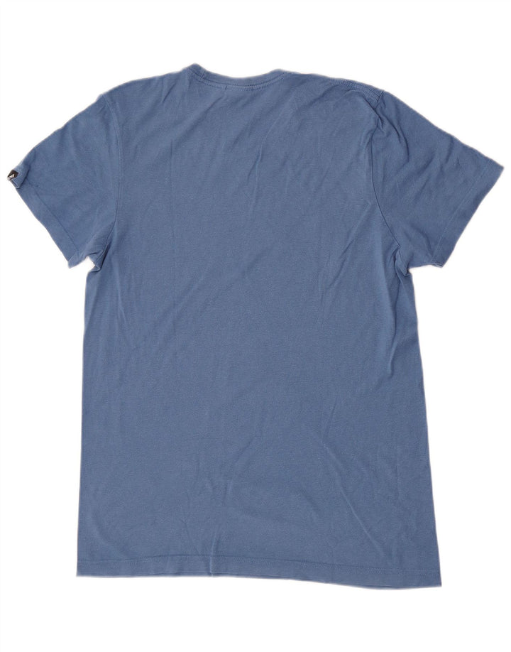 Camiseta Adidas Masculina Graphic Top Pequeno Algodão Azul